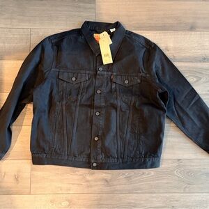 Levi's Classic Black Denim Trucker Jacket
